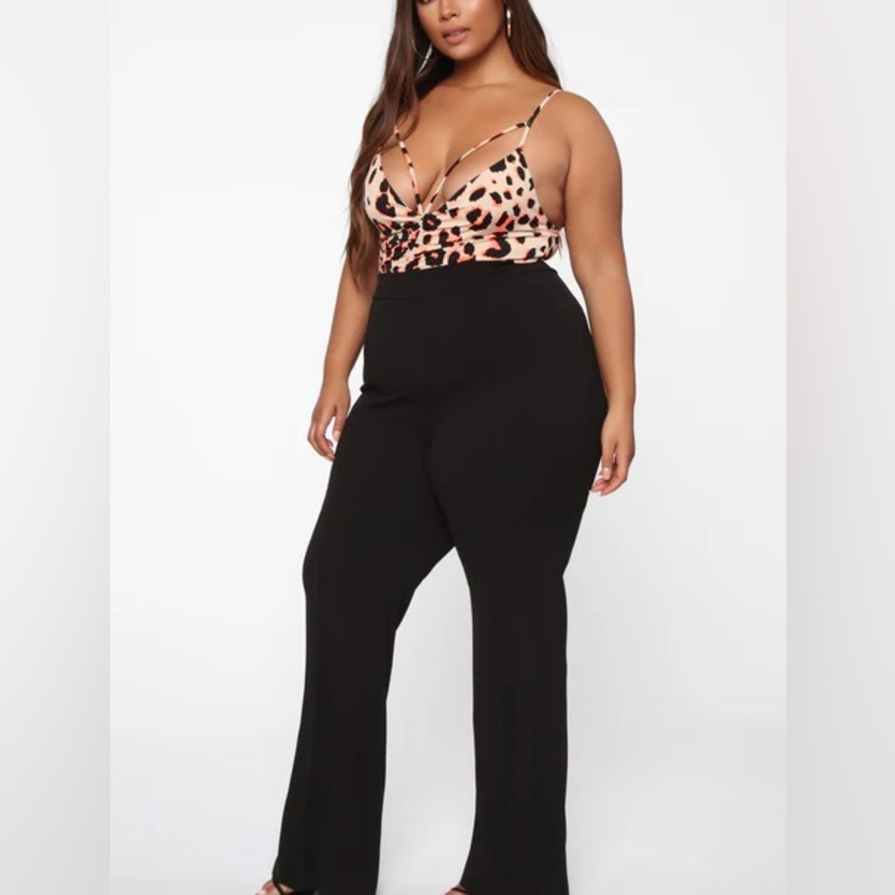 Fashion Nova High Waisted Black Pants